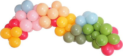 Colorful Rainbow Balloon Arch Garland Kit by WAOUH