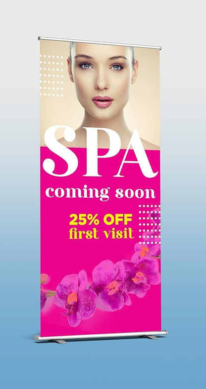 Custom Retractable Banner with Aluminum Frame - Image 6