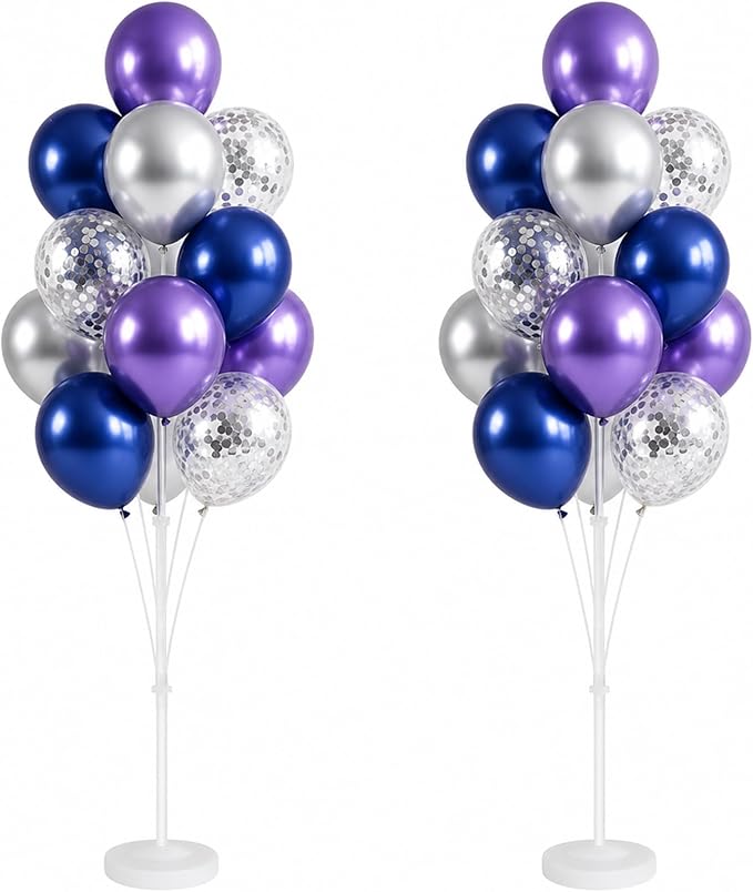 Balloon Column Stand Kit with Balloons, Base and Pole, Balloon Column Kit by Tosuced