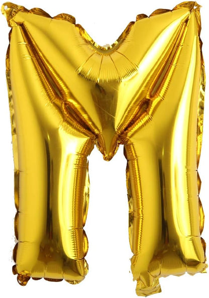 16" Alphabet Letter and Number Balloons Set Package, Aluminum Hanging Foil Film by RUIANSI