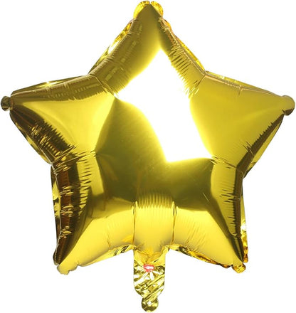 Star-Shaped Balloon, 18inch" Gold Foil Balloon Mylar Balloon, Baby Shower Decor - Image 3