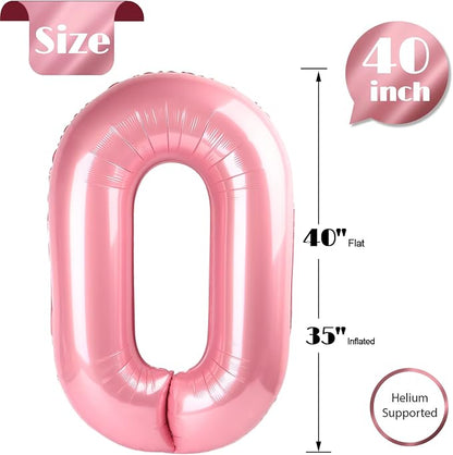 Pastel Pink 0 Balloon - Image 5