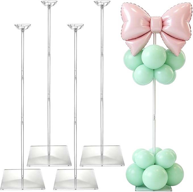 Clear Acrylic Balloon Stand Kit by Unknown