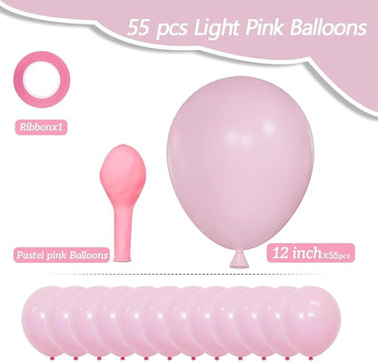 Light Pink Latex Balloons, Baby Shower, Valentines, Gender Reveal Party - Image 2