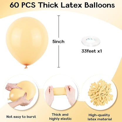 Jobkoo Nude Balloons 5 Inch - Image 2