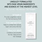 ILES FORMULA Haute Performance Shampoo + Conditioner + 100% Silk Hair Tie Set – Deep Cleanse, Detangle & Repair Damaged Hair – Color Safe, Sulfate-Free, for All Hair Types & Extensions (200 ml Each)