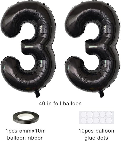 Xihuimay Number 33 Balloons - Image 2