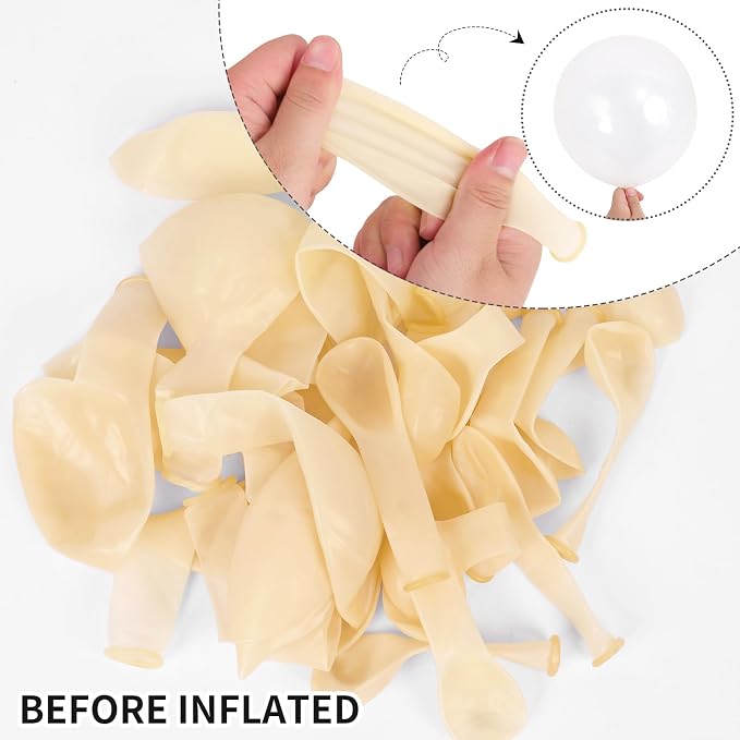 RUBFAC 129pcs Clear Balloons Different Sizes 18 12 10 5 Inches - Image 3