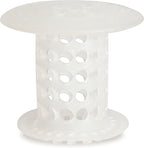 TubShroom Tub Drain Hair Catcher Strainer, 2 Pack, Clear – Drain Protector and Hair Catcher for Bathroom Drains, Fits 1.5” – 1.75” Bathtub and Shower Tub Drains
