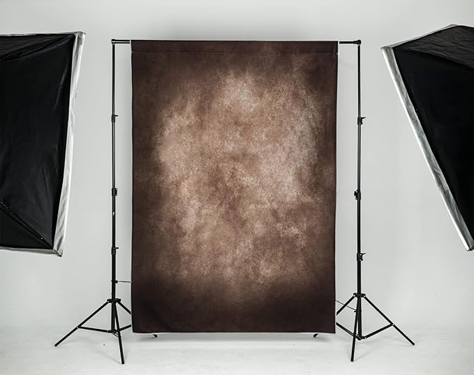 Kate 5x7ft Brown Portrait Backdrops Vintage Brown Backgrounds - Image 3