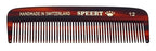#12 Handmade Narrow Tooth Comb Tortoise Havana Acetate Fine Straight Thin Detangling Parting Grooming Teasing Hair Styling Hairdresser Barber Hairdressing Wet Dry Pocket Travel Women Men Kids