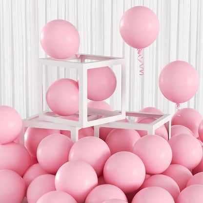 100PCS 5 Inch Small Pink Balloons by Colorfullifefromnowon