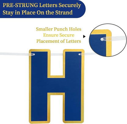 Pre-Strung Happy Birthday Banner - Image 6