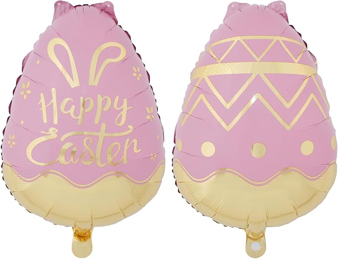 2Pcs 21 Inch Easter Eggs Balloons by Vsdski