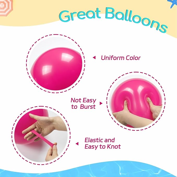 60pcs 12inch Tropical Balloons - Image 3