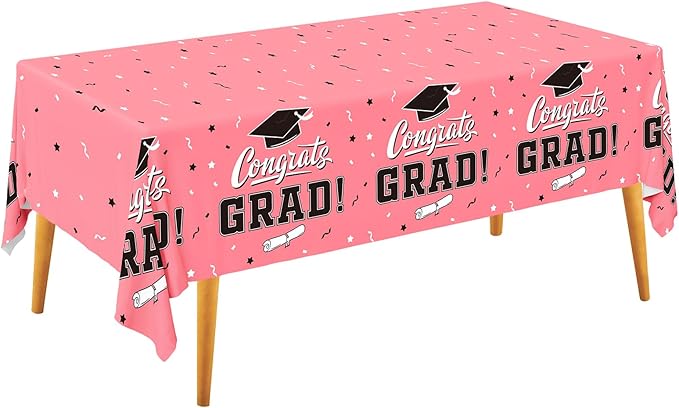 Graduation Tablecloths Graduation Party 2025 Table Decorations Waterproof by Gatherfun