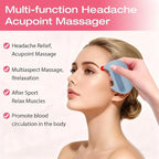 Relief Head & Body Acupressure Massager - Flexible Silicon Tool for Headache, Neck, Shoulder, Leg Pain, Muscle Fatigue & Circulation Boost - Post-Workout Recovery & Full-Body Massage (Blue)
