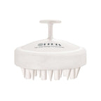 HEETA Hair Scalp Massager for Hair Growth, Shampoo Brush, Scalp Scrubber Exfoliator with Soft Silicone Bristles for Dandruff Removal to Relieve Stress, Wet Dry Use Updated Material, Beige