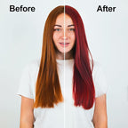 Wine Red Hair Dye Shampoo 3 in 1, Long-lasting & Natual Hair Color Shampoo, Herbal Ingredients Natural Shampoo Hair Dye Effect in Minutes, Gifts for Men Women 500ml