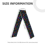 Men's Women Black Colorful Monarch Butterfly Sports Sweatband Multipurpose Novelty Head Ribbon Headdress for Yoga Athletic Spa