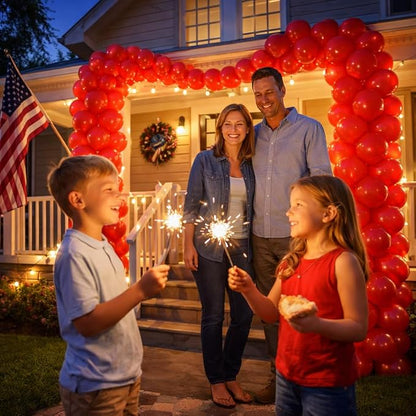 Red Balloons 100 Pack, 12 Inch Red Latex Balloons, Round Helium Balloons - Image 5