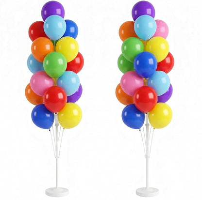 HIINS 2 Set Assorted Color Balloon Column Kit by HiinsPartyDecoration