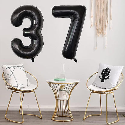 Xihuimay Number 37 Balloons 40 inch Digital Balloon Alphabet Birthday Digit - Image 5