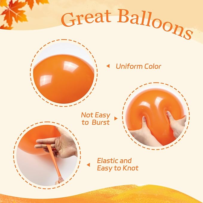 60pcs 12inch Fall Thanksgiving Balloons - Image 3