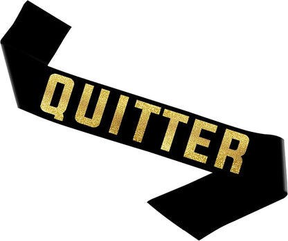 Sterling James Co. Quitter Retirement Party Sash - Image 9
