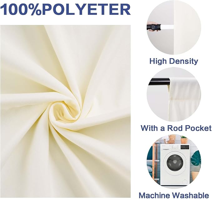 GFCC 8FTX10FT Ivory Backdrop Background - Image 2