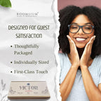 Turkish Bath Set by Roomsium, Victor Box Hotel Amenities Set | Toiletries| Shampoo, Body Lotion, Body Gel, Hair Conditioner, Soap - Bathroom Pack for Hotels,Airbnb (125 Pieces - 25 Individual boxes)
