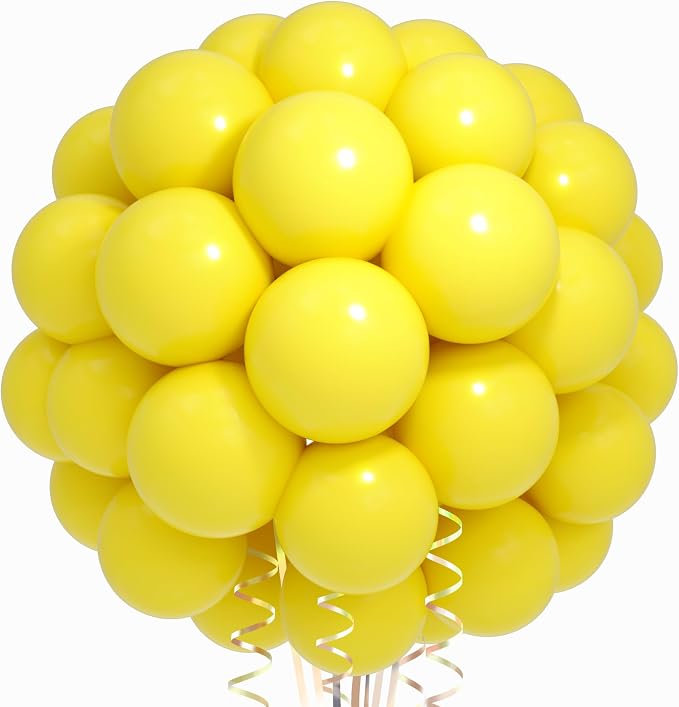 Yellow Balloons Birthday Party Balloons by Unknown