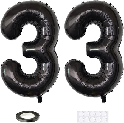 Xihuimay Number 33 Balloons by Xihuimay