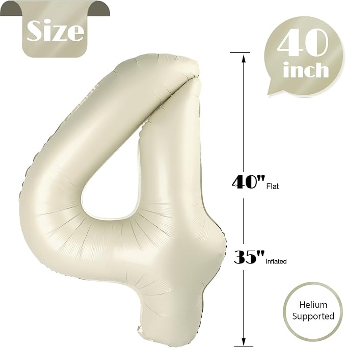 Cream 4 Balloon - Image 5