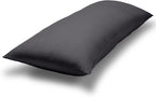 Bare Home Microfiber Body Pillow Cover - Ultra Soft - Cooling Pillowcase - Double Brushed - Pillowcase with Zipper Closure - Easy Care (20''x54'' Body Pillow Cover, Forged Iron Grey)