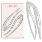 2PCS 5Inch French Hair Pins Large U-Shaped Pins for Women and Girls Fashion Metal Hair Pin French Twist Hair Pins for Buns, Updos,Stylish and Functional(set6-silver)