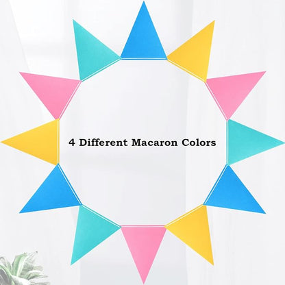 Outus 6 Pack 72 Flags/8.2 ft Rainbow Pennant Banner - Image 4