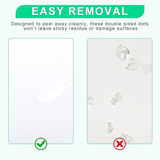 200pcs 0.98 Inch Double Sided Sticky Dots, Mini Clear Glue Adhesive Dots - Image 5