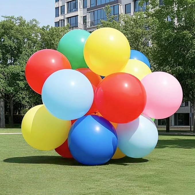 36 Pack 24 Inch Balloons Large Assorted Color Rainbow Latex Big Balloon 12 - Image 7