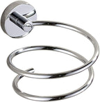 Hair Dryer Holder Hair Dryer Rack blower holder Wall Mounted Stainless Steel Shelf Storage For Bathroom Walls