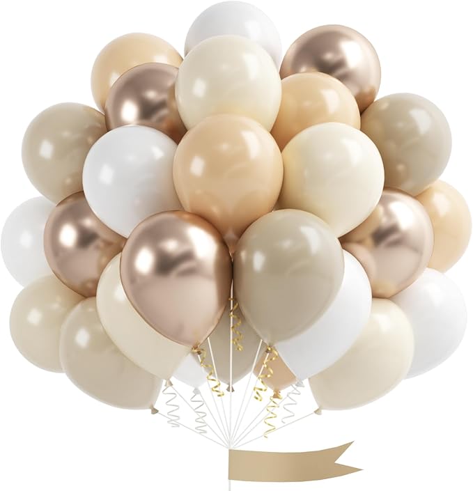 White Sand Balloons Set by OTLGEUA