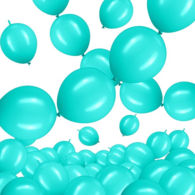 100 Pcs Link Balloon Quick Linking Latex Connected Balloons Linkable by Meanplan