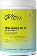 Sparkle Wellness VERISOL Bioactive Hydrolyzed Collagen Peptides | Collagen Powder Supplement with Vitamin C & Hyaluronic Acid for Hair, Skin, and Nail Health | Skin Boost Plus (Tropical) [50-Serves]