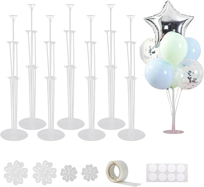 Jiesky 7 Sets 28 Inch Balloon Stand Kits, Balloon Sticks by Jiesky
