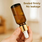 Easeen 48 Pack 2oz Amber Glass Dropper Bottles, Glass Eye Dropper Bottles for Essential Oils, Perfumes (Amber, 2oz)