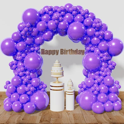 Purple Balloon Arch Kit 111Pcs 18 12 5 Inch Latex Party Balloons Garland by Kawkalsh
