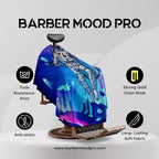 Professional Barber Cape for Kids - Hair Cutting Cape with Adjustable Neck Closure, Salon Quality Styling Cape for Hairdressers and Barbers - Astranout