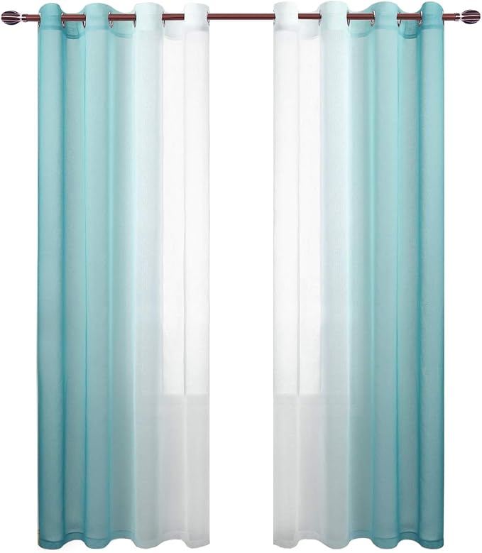 DWCN Ombre Sheer Curtains - Image 8