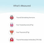 Thyroid Test | 4-in-1 at-Home Thyroid Test | Choose Health | TSH | T3 | T4 | TPO-Ab | at-Home Test | Cap & CLIA Accredited Lab | Not Avail in NY & RI