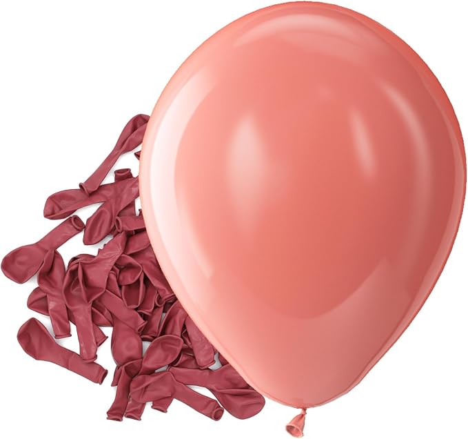 Bezente Dusty Pink Latex Matte Party Balloons 150 Pack 5 inch Small | Blush by Bezente